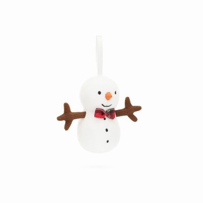 Jellycat Festive Folly Snowman New Zealand | UHQAO2613